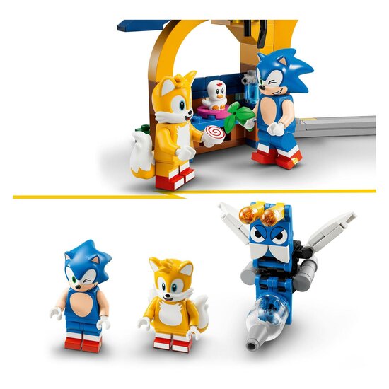 LEGO Sonic 76991 Tails Werkplaats en Tornado Vliegtuig