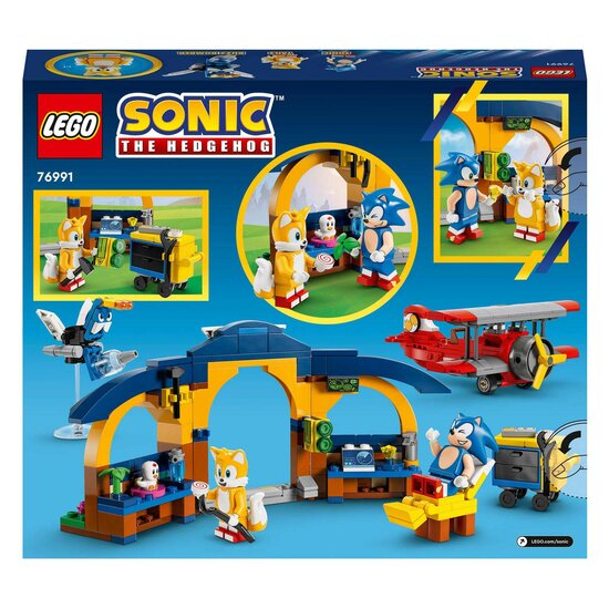 LEGO Sonic 76991 Tails Werkplaats en Tornado Vliegtuig