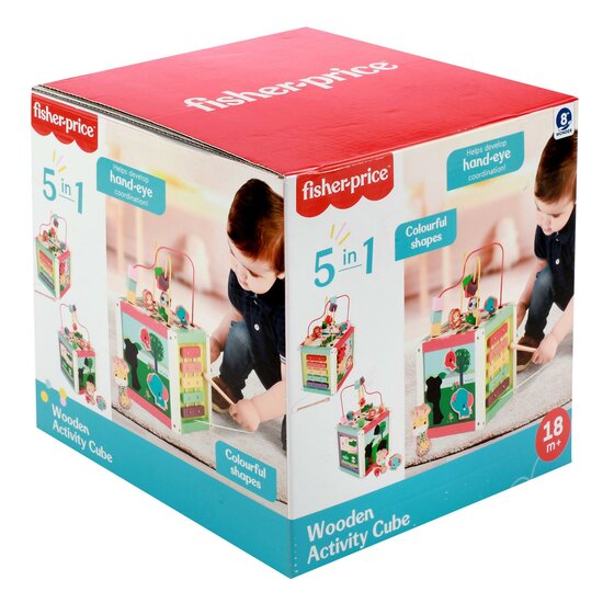 Fisher Price Activiteiten Kubus Hout