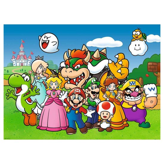 Super Mario Puzzel, 100st. XXL