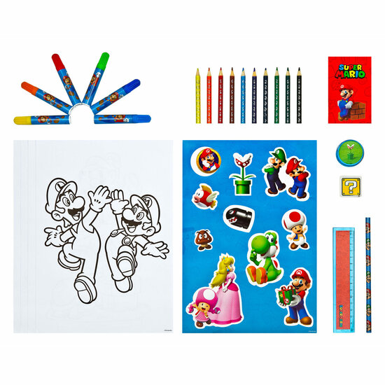 Super Mario Stationery Set Tower, 35dlg.