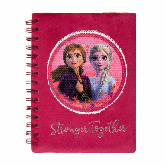 Notitieboek A5 Disney Frozen met Pailletten