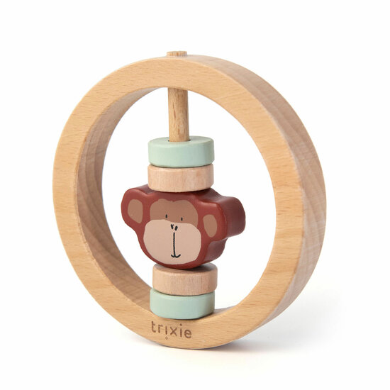 Trixie Houten Rammelaar Rond - Mr. Monkey