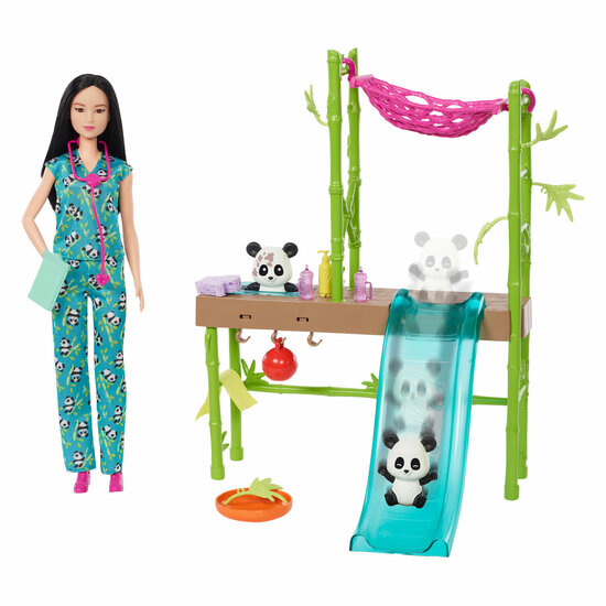 Barbie Panda Care &amp; Rescue Speelset