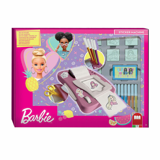 Barbie Stickernachine Set