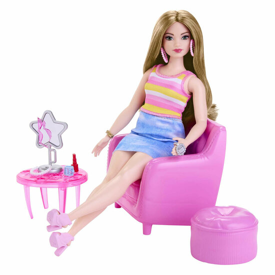 Barbie Fashionista Pop met Kledingrek