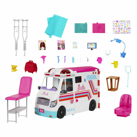 Barbie Ambulance Kliniek Speelset