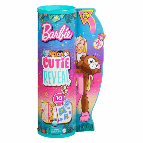 Barbie Cutie Reveal Jungle - Aap