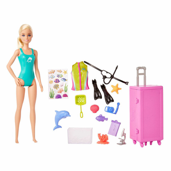 Barbie Marine Bioloog Speelset