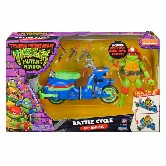 Teenage Mutant Ninja Turtles Battle Cycle Scooter met Raphae