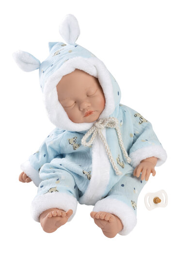 Llorens pop newborn slapende baby jongen - 32 cm