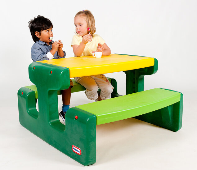 Little Tikes Picknick Tafel Met Bankjes Evergreen Groot