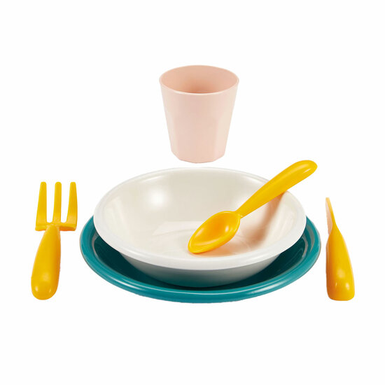 Ecoiffier Picknick Speelset met Kartonnen Picknickmand, 32dlg.