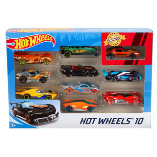 Hot Wheels Diecast 10 Pack Assorti 