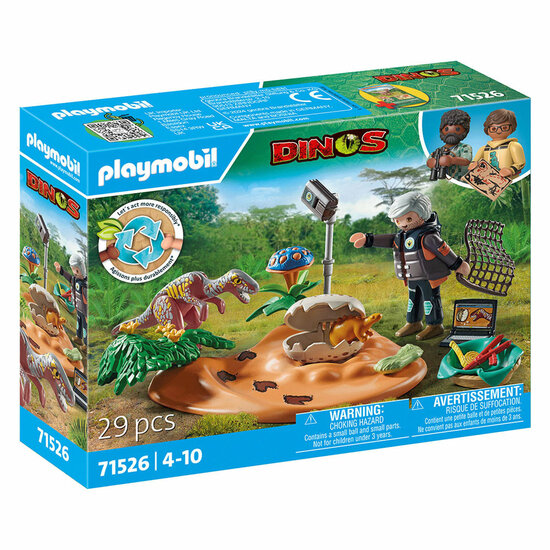 Playmobil Dinos Stegosaurusnest met Eierdief - 71526