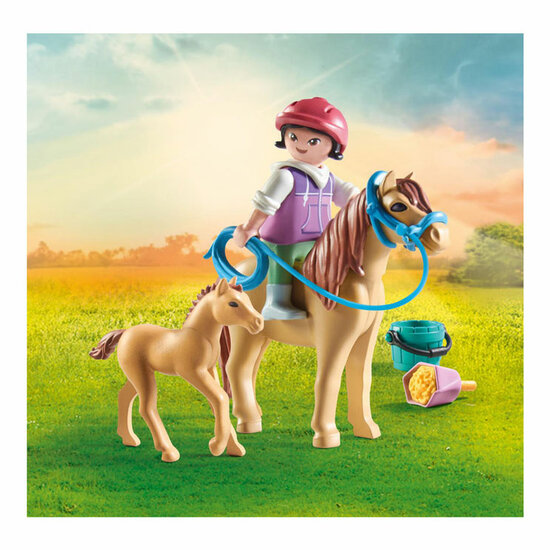 Playmobil Horses of Waterfall Kind met Pony en Veulen - 71498