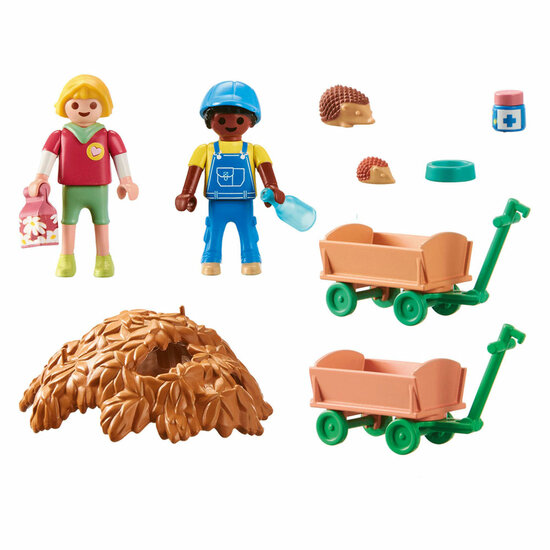 Playmobil My Life Zorgen voor de Egelfamilie - 71512