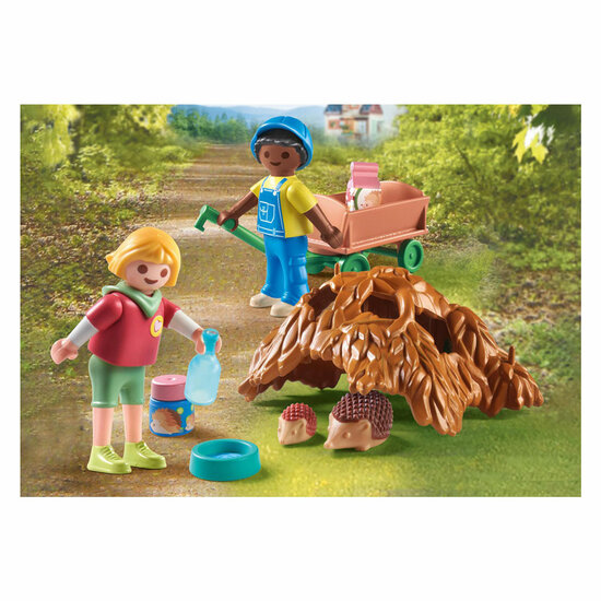 Playmobil My Life Zorgen voor de Egelfamilie - 71512