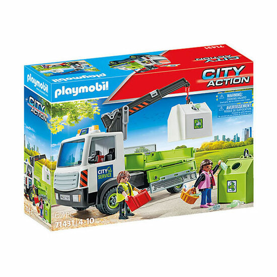 Playmobil City Action Glasbak Ophaaldienst - 71431