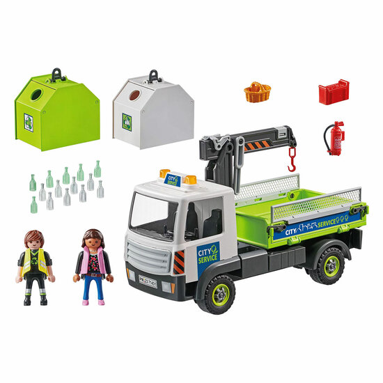 Playmobil City Action Glasbak Ophaaldienst - 71431