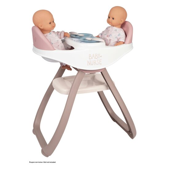 Smoby Baby Nurse Babystoel voor 2 Poppen