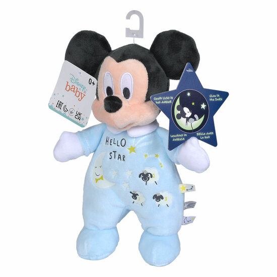 Disney Knuffel Pluche Mickey Mouse Starry Night, 25cm