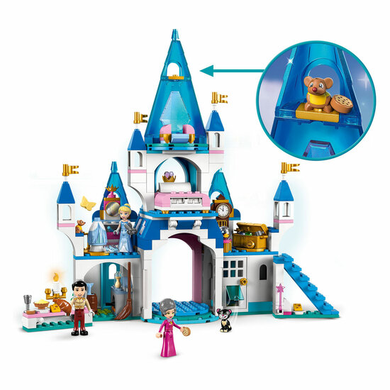 LEGO Disney Princess 43206 Het kasteel van Assepoester en de Prins