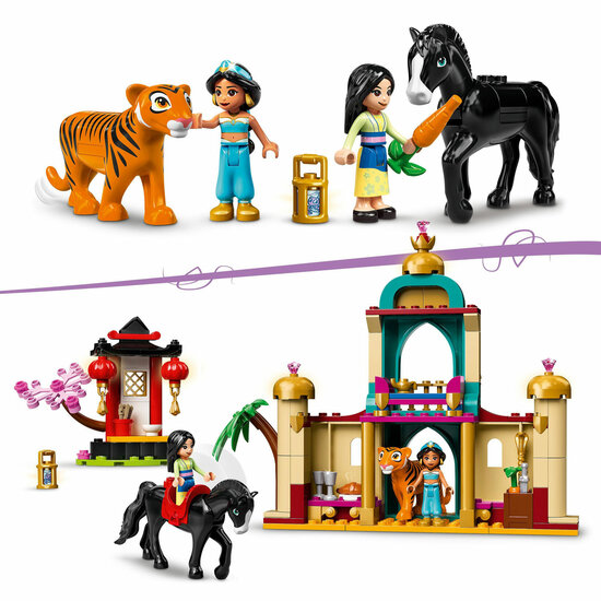 LEGO Disney Prinses 43208 Jasmines en Mulans Avontuur