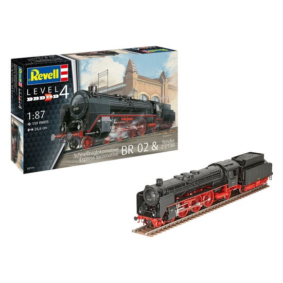 Revell Express Locomotief BR 02 &amp; Tender 2&#039;2&#039;T30 Modelbouw