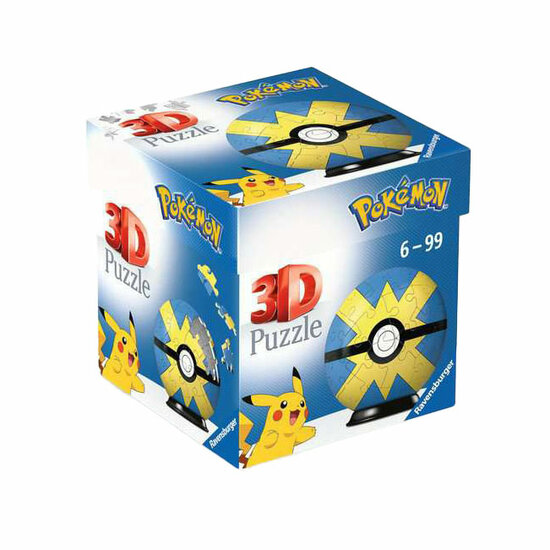 3D Puzzel Pok&eacute;mon Quick Ball, 54st.