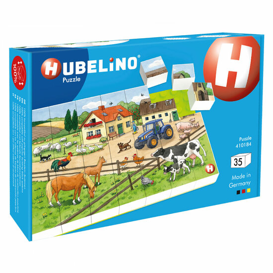 Hubelino Blokpuzzel Leven op de Boerderij, 35st.