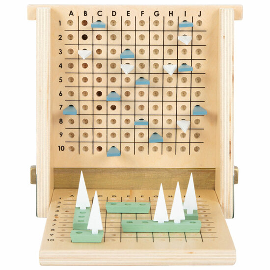 Small Foot  -  Houten Strategie Spel Slag om de Schepen