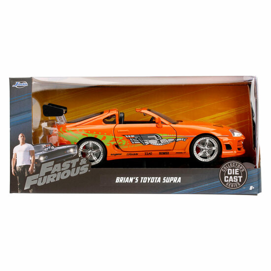 Jada Die-Cast Fast &amp; Furious 1995 Toyota Supra Raceauto 1:24