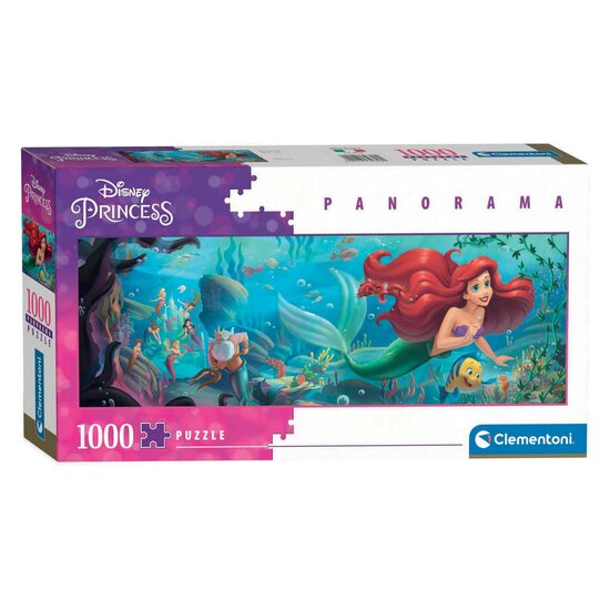 Clementoni Panorama Puzzel Disney Prinses, 1000st.