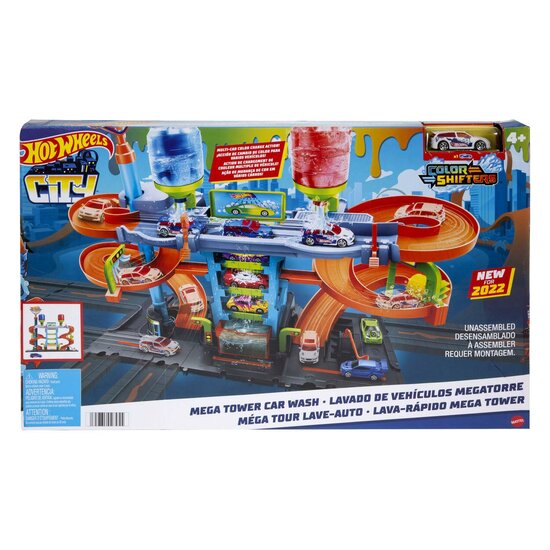 Hot Wheels City Mega Tower Autowasserette