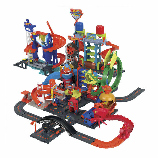 Hot Wheels City Mega Tower Autowasserette