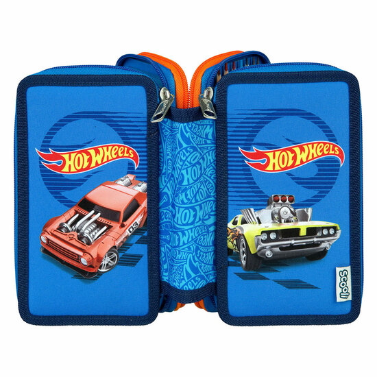 3-Vaks Gevulde Etui Hot Wheels