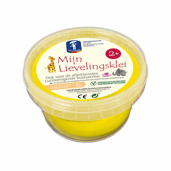 Mijn Lievelingsklei - geel, 500gr.