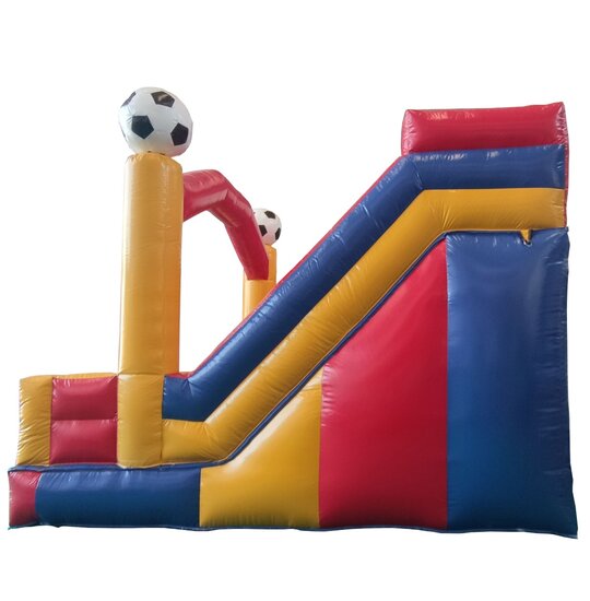 Springkussen Double Slide and Fun Boys (pvc) &ndash; Avyna