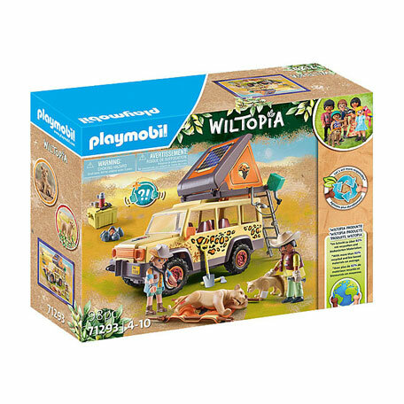 Playmobil Wiltopia met de Terreinwagen bij de Leeuwen - 7129