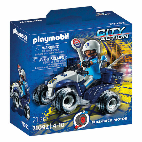 Playmobil City Action Politie Speed Quad - 71092