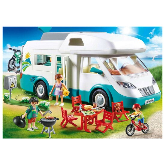 Playmobil Family Fun Camper met Familie - 70088