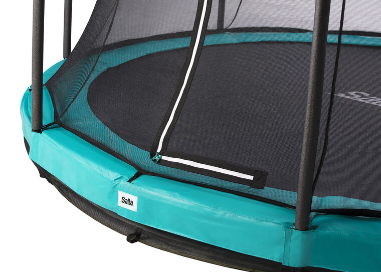 Trampoline Salta Comfort Edition Ground - 251cm - Rond Groen