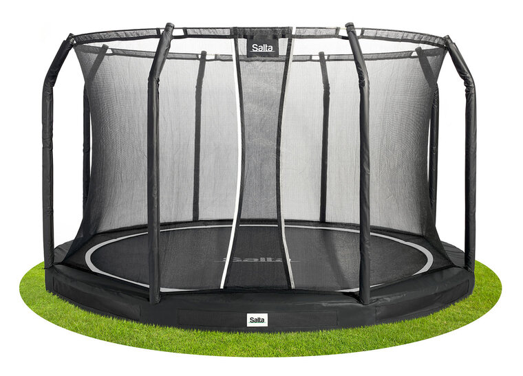 Trampoline Salta Premium Ground - 251cm - Rond Zwart