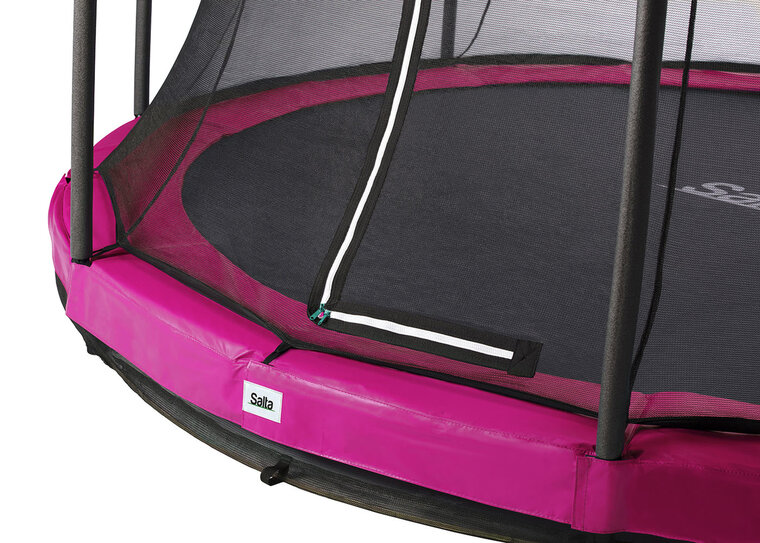 Trampoline Salta Comfort Edition Ground - 305cm - Rond Roze