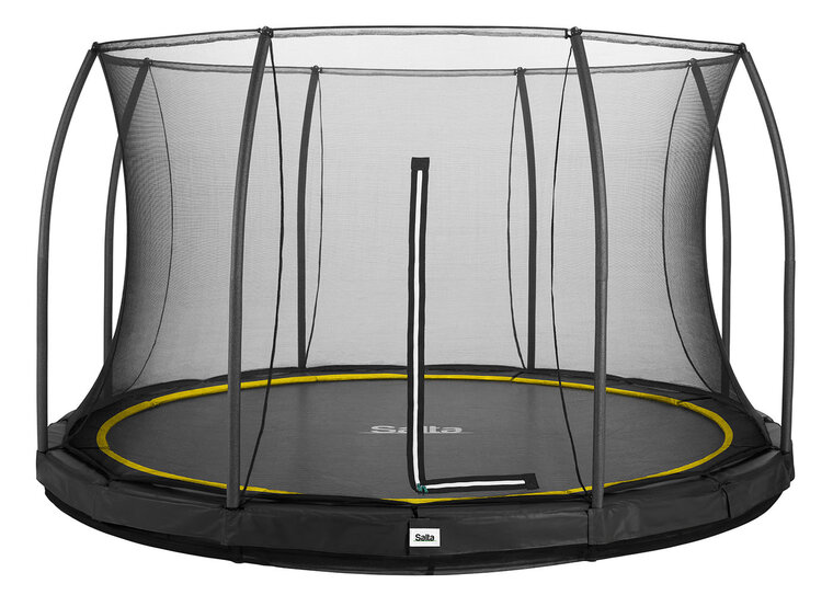 Trampoline Salta Comfort Edition Ground - 366cm - Rond Zwart