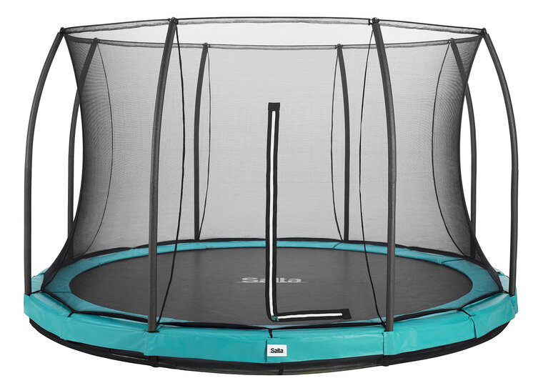 Trampoline Salta Comfort Edition Ground - 396cm - Rond Groen