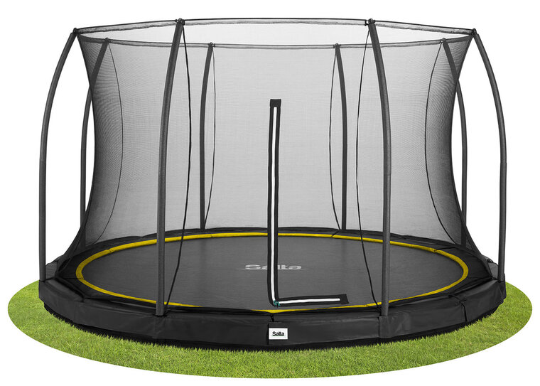 Trampoline Salta Comfort Edition Ground - 396cm - Rond Zwart