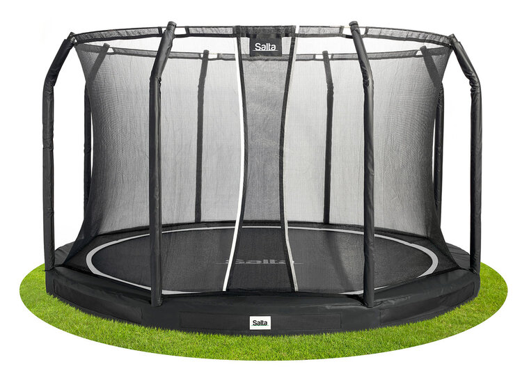 Trampoline Salta Premium Ground - 366cm - Rond Zwart