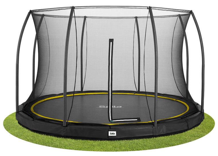 Trampoline Salta Comfort Edition Ground - 427cm - Rond Zwart